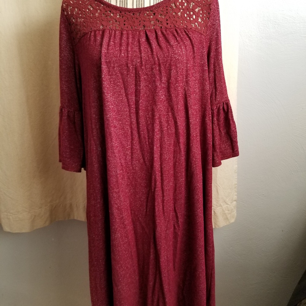 Bell sleeve dress